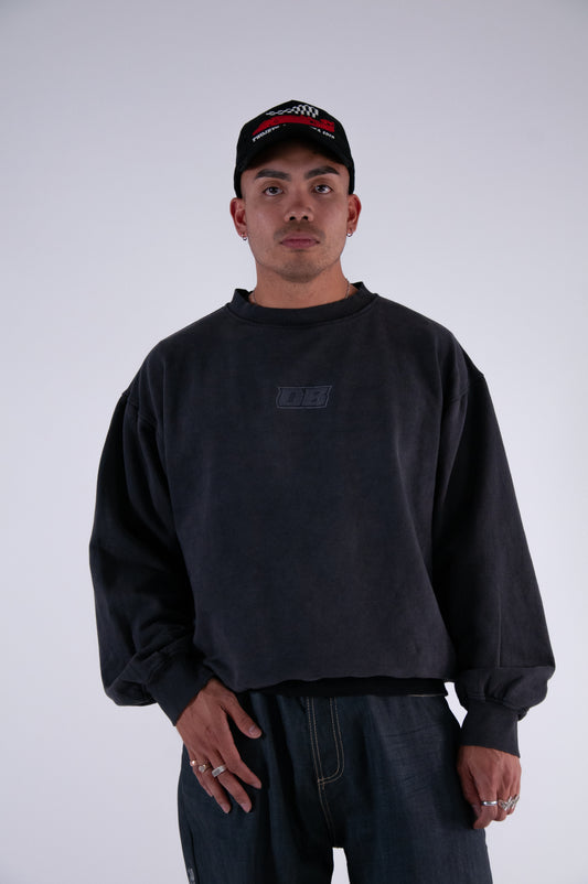 OUTBREAK OVERSIZED CREW NECK SWEATER