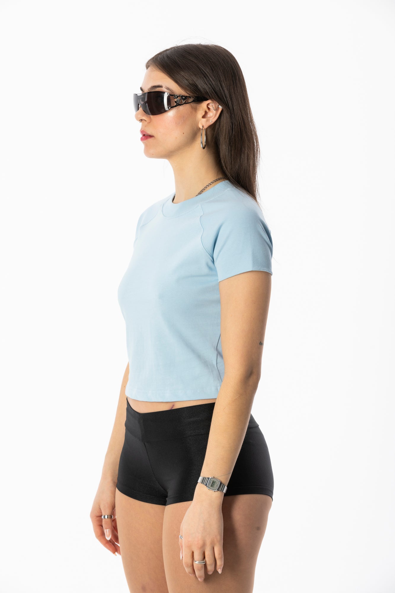 BEUTER® MUTED LOGO BABY BLUE T-SHIRT
