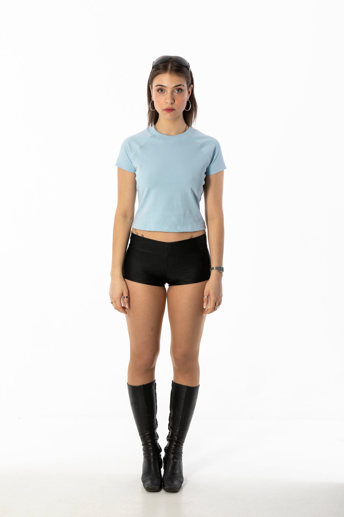 BEUTER® MUTED LOGO BABY BLUE T-SHIRT