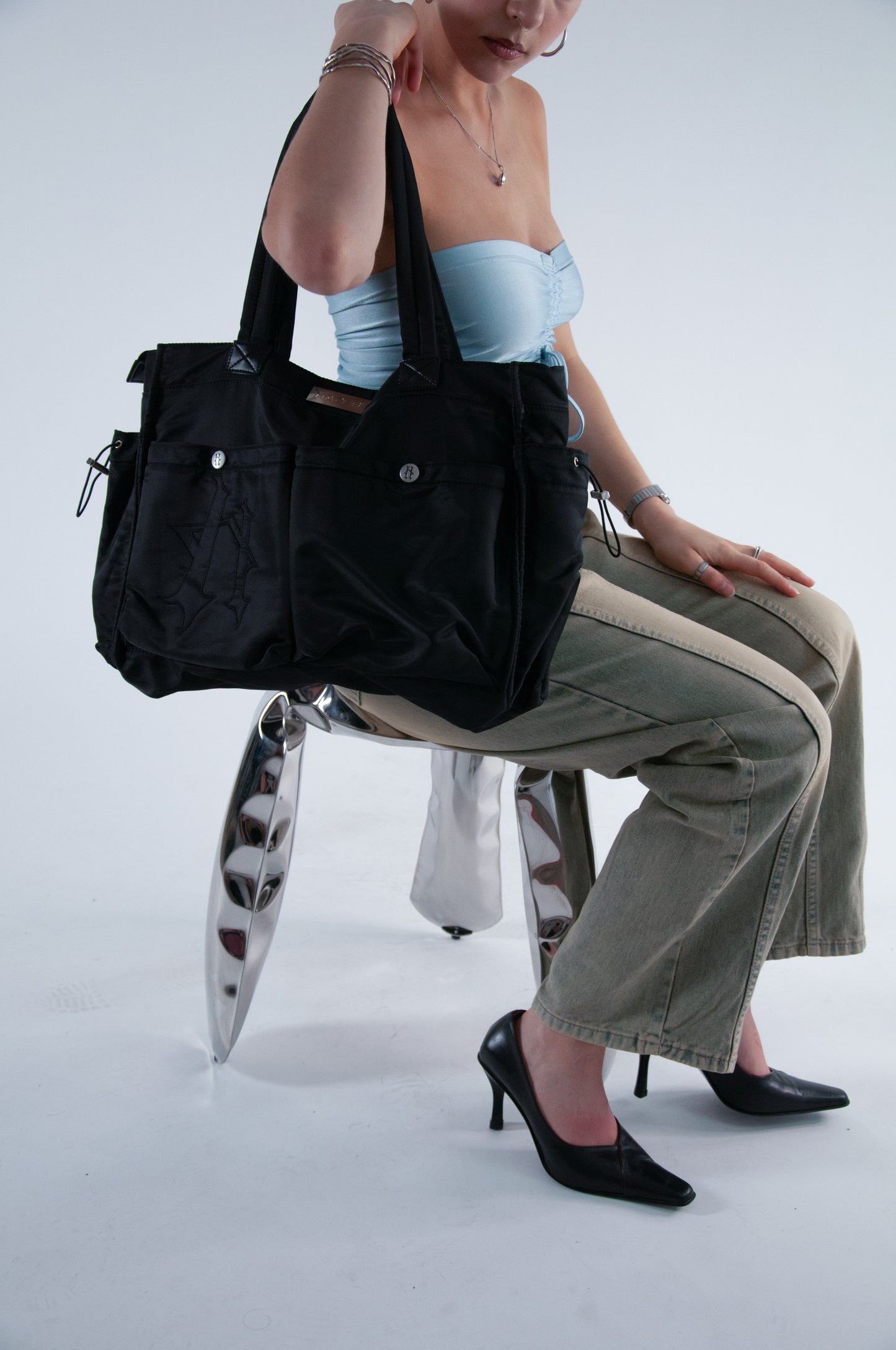 HADES ZWART WEEKENDER BAG