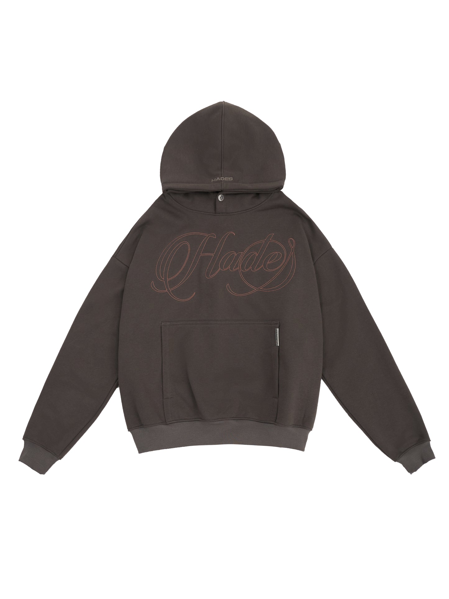 HADES QUADRATE BOXY HOODIE BROWN