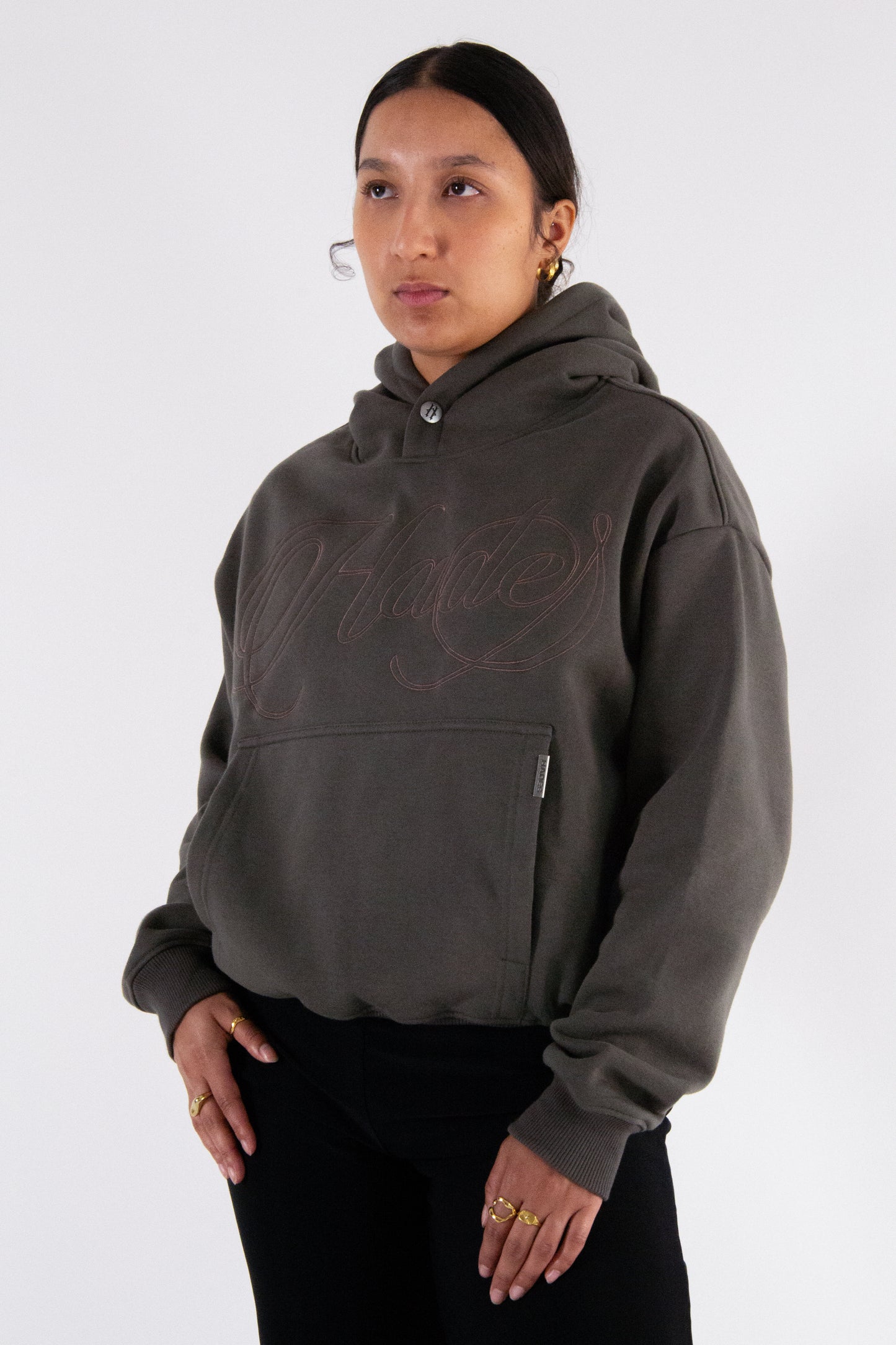 HADES QUADRATE BOXY HOODIE BROWN