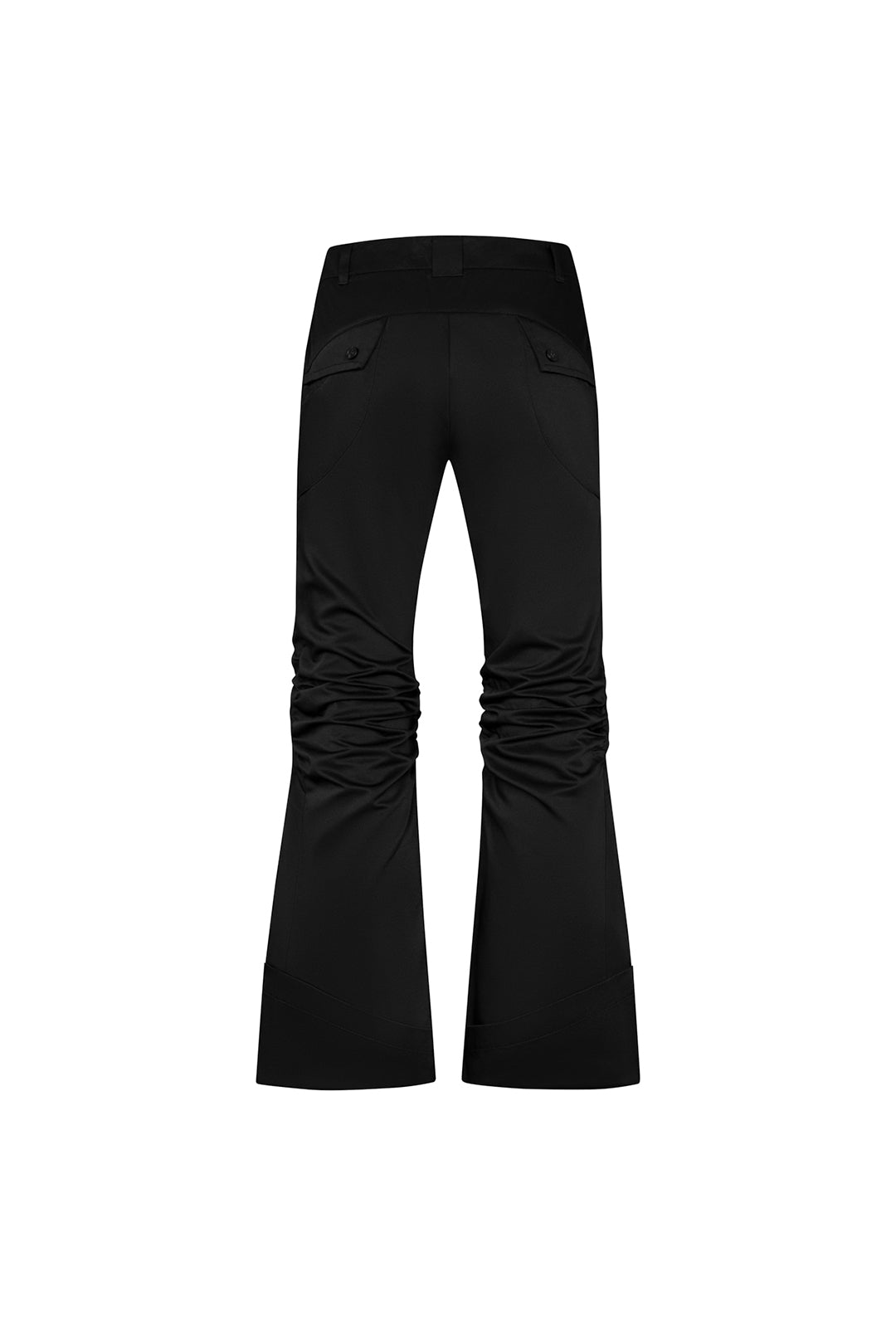 BEUTER® BLACK FLARE TROUSERS