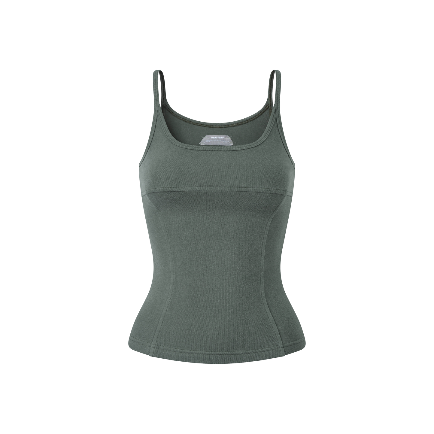 BEUTER® LONGLINE SAGE GREEN TANK TOP