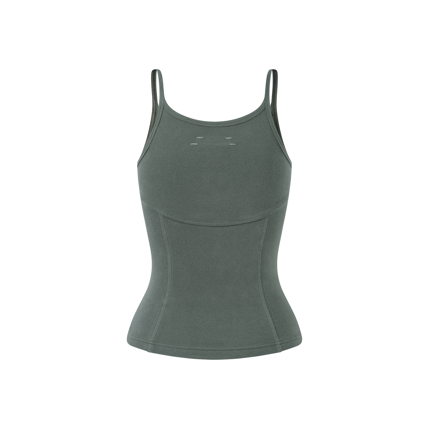 BEUTER® LONGLINE SAGE GREEN TANK TOP