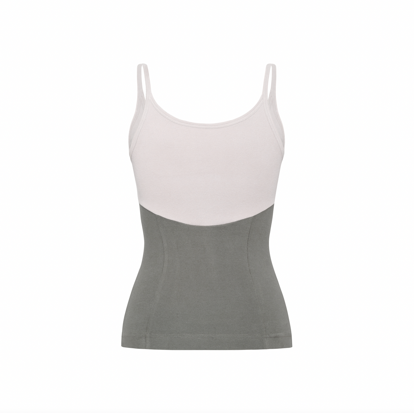 BEUTER® ZIP UP OLIVE GREEN TANK TOP