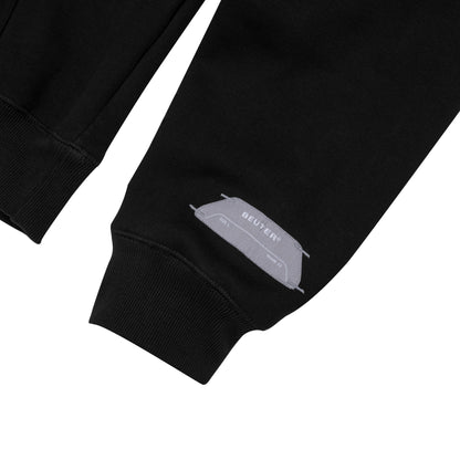 BEUTER® BLACK BLANK HOODIE