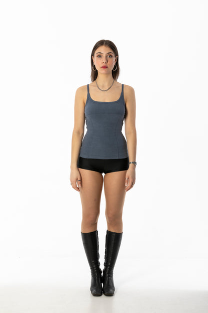 BEUTER® LONGLINE STEEL BLUE TANK TOP