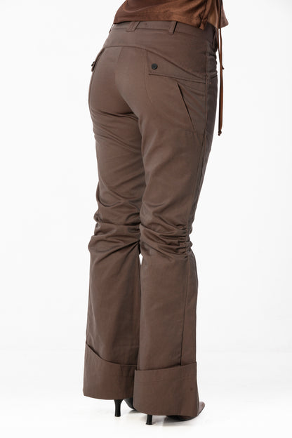BEUTER® MOCHA FLARE TROUSERS