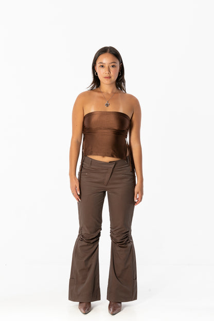 BEUTER® MOCHA FLARE TROUSERS