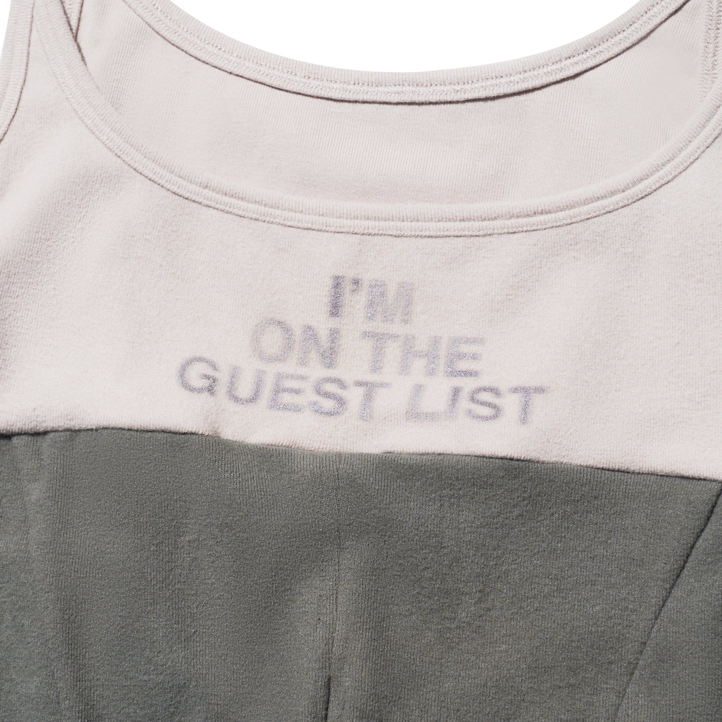 BEUTER® ZIP UP OLIVE GREEN TANK TOP