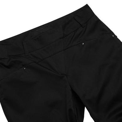 BEUTER® BLACK FLARE TROUSERS