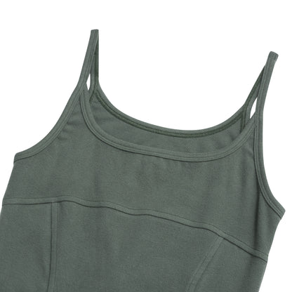 BEUTER® LONGLINE SAGE GREEN TANK TOP