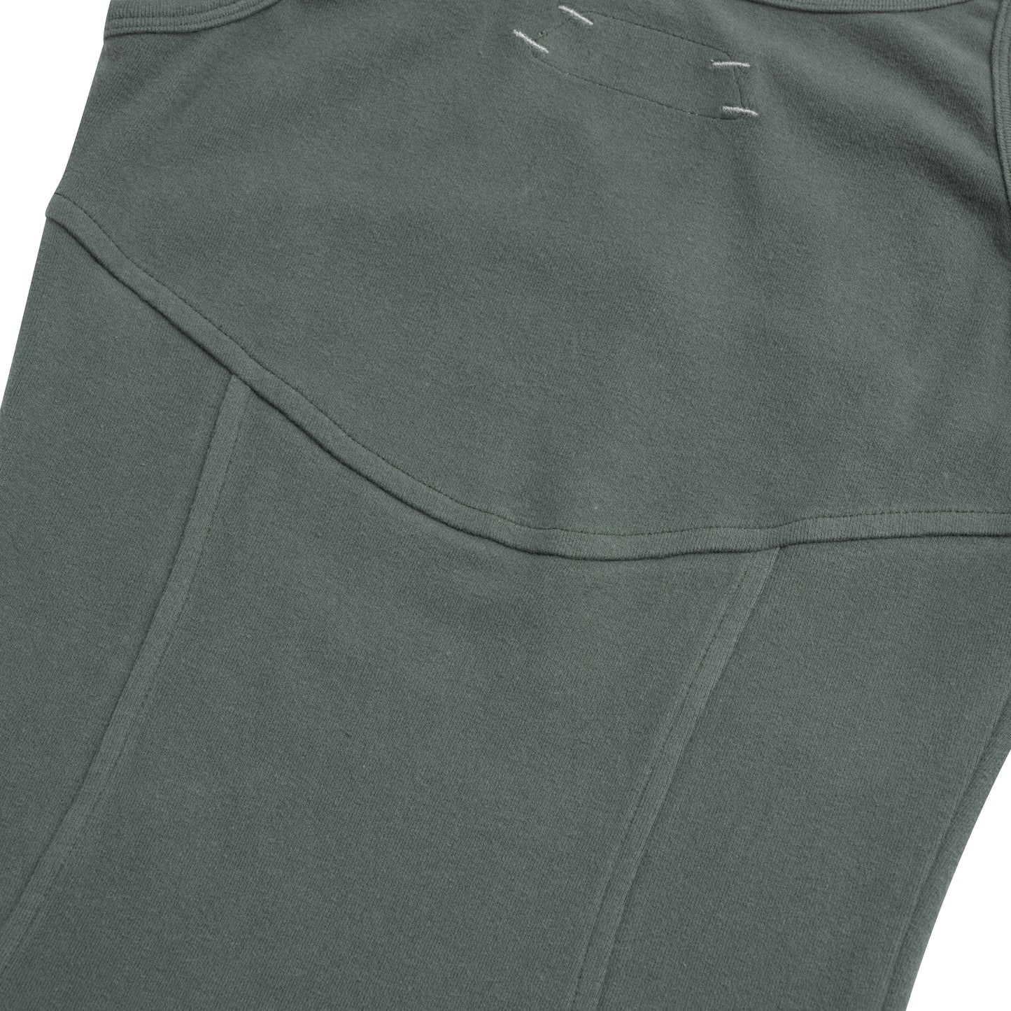 BEUTER® LONGLINE SAGE GREEN TANK TOP