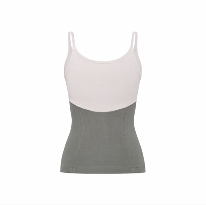 BEUTER® ZIP UP OLIVE GREEN TANK TOP